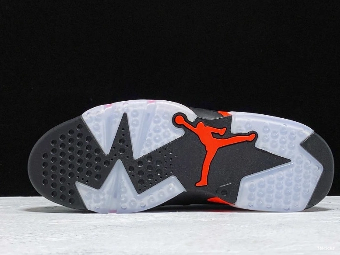 Cheap TBK Jordan 6 Black Infrared Retro OG Air 384664-060 0707